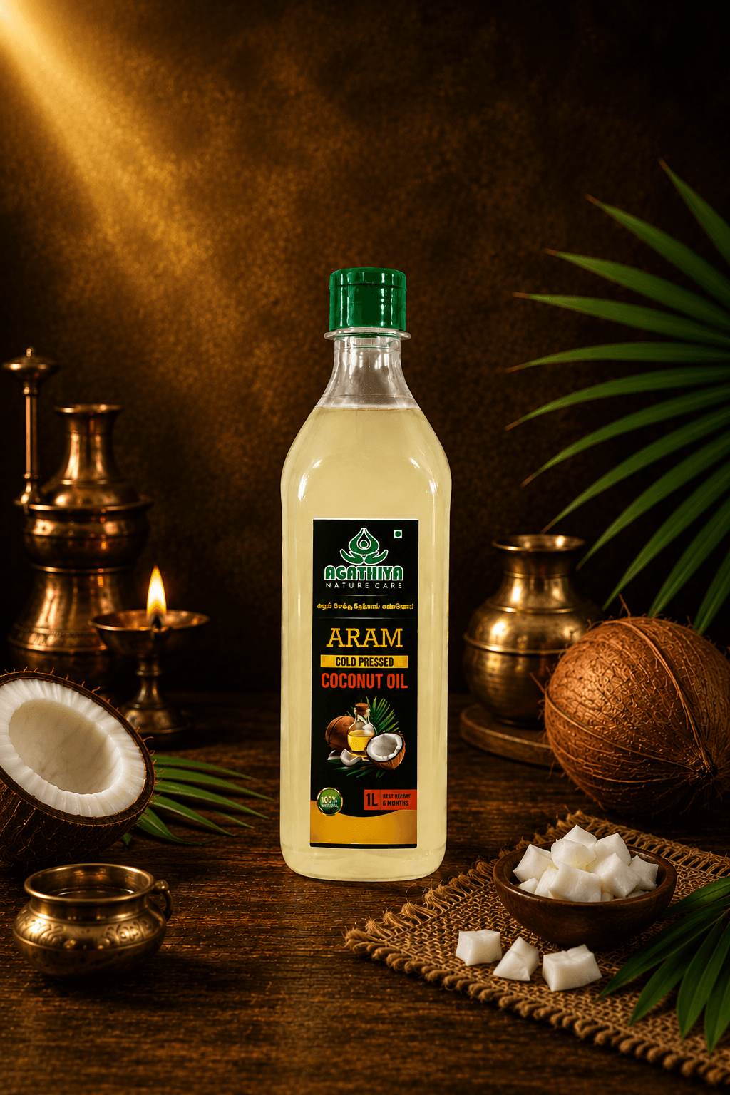 ARAM COLD PRESSED COCONUT OIL 1L