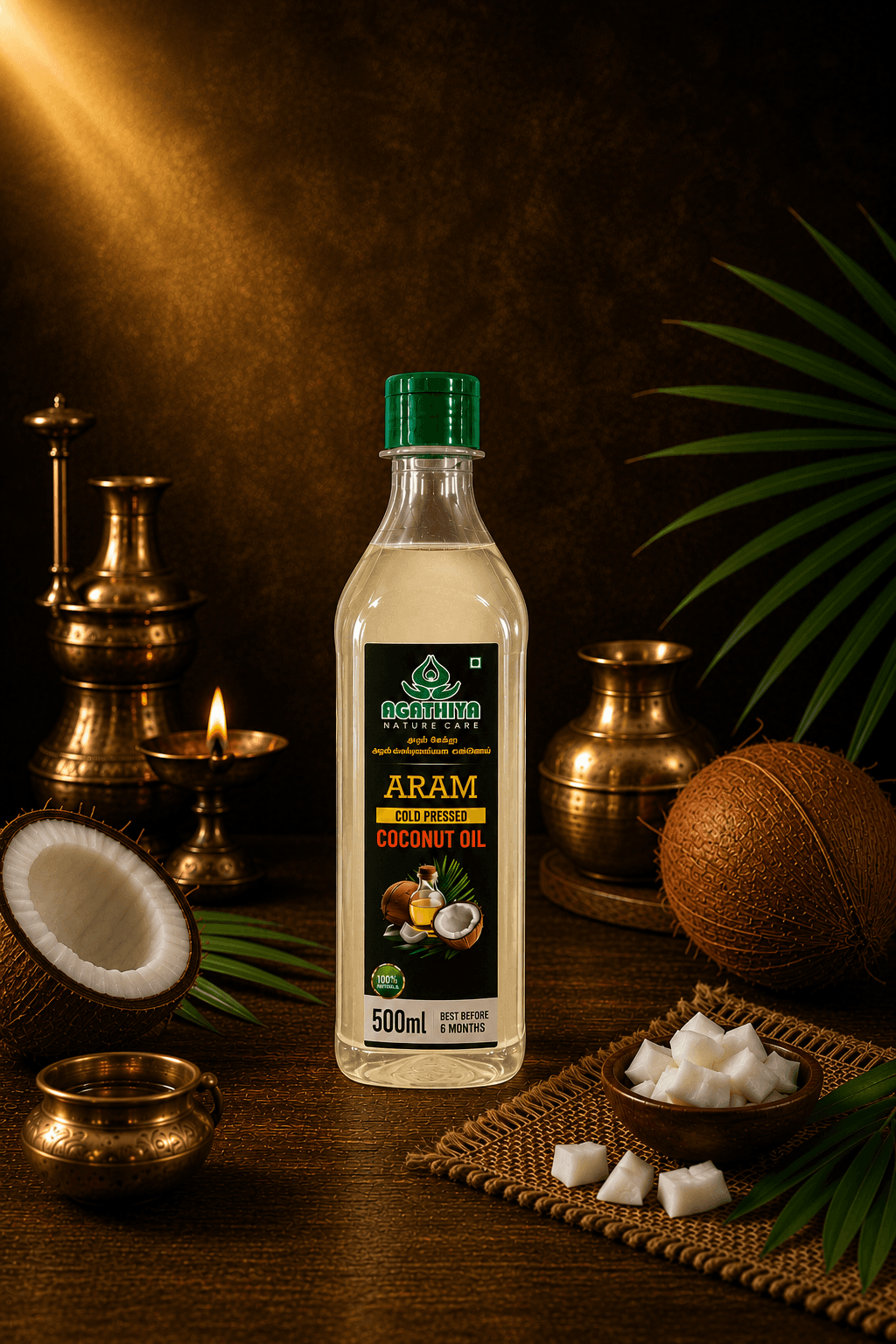 ARAM COLD PRESSED COCONUT OIL 500ML